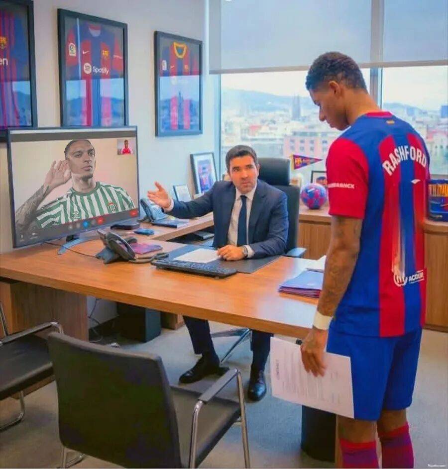 巴萨巨头再会晤拉什福德兄长,或要求逼宫曼联!拉爵难卖3000万以上